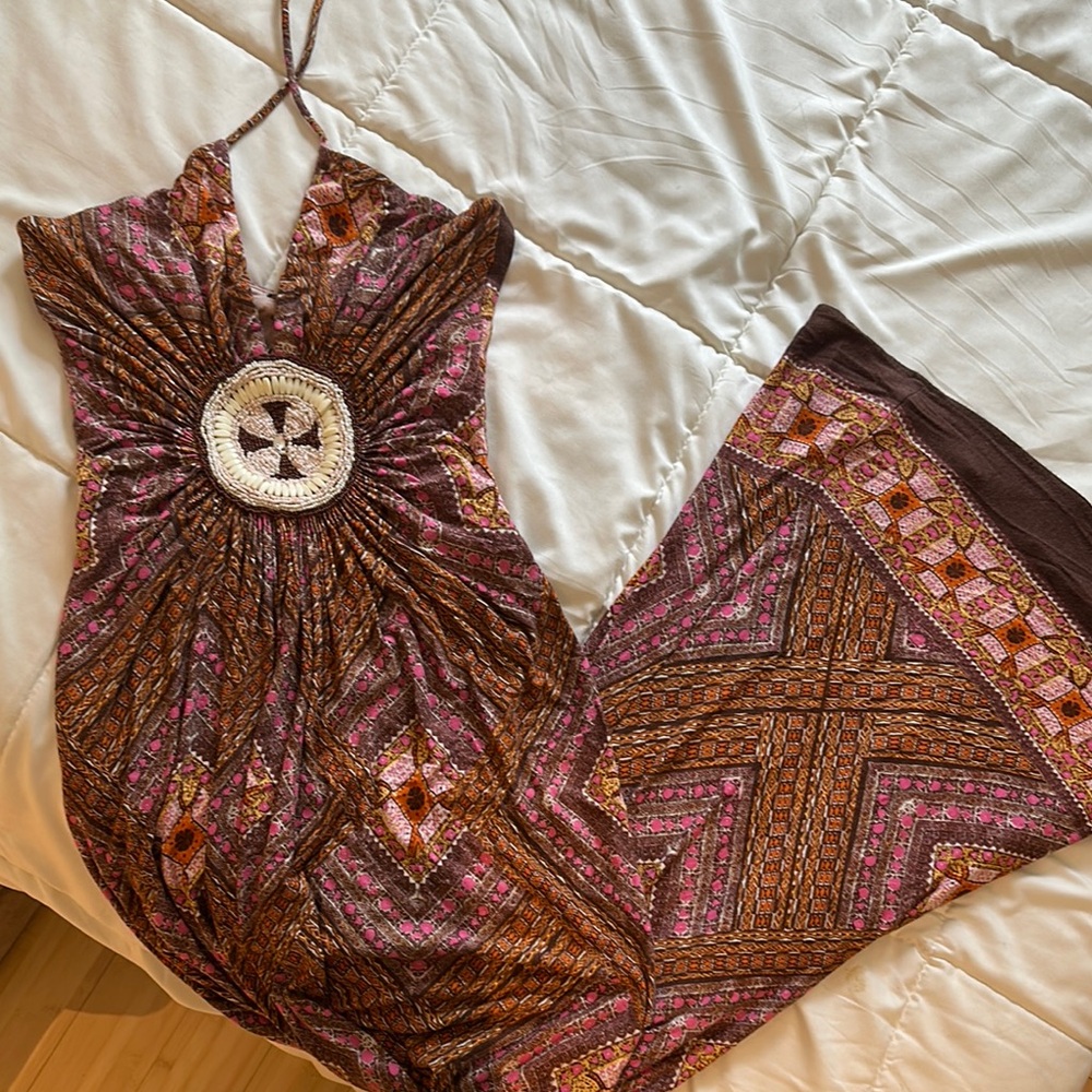 Sky maxi dress